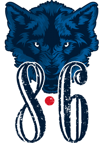 8.6 wolf logo